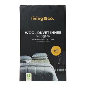 Living & Co 285gsm Wool Duvet Inner White