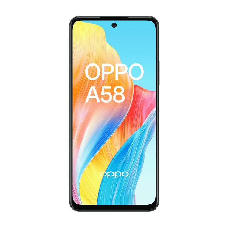 OPPO A58 Glowing Black, , hi-res