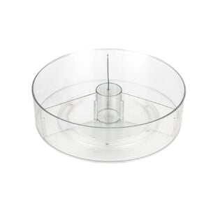 Living & Co Clarion 3 Section Turntable 29cm x 8.8cm Clear