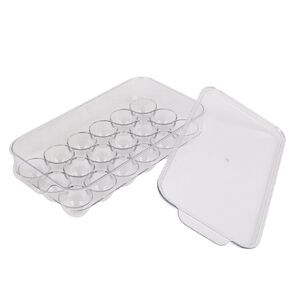 Living & Co Clarion Egg Storer Container 31.8cm x7.5cm Clear