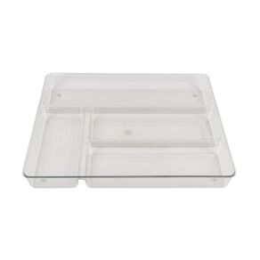 Living & Co Clarion Storage Tray 40cm x 32.5cm x 4.7cm Clear