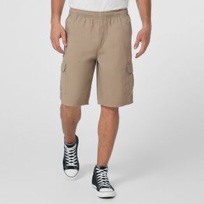 H&H Men's Elasticated Waist Cargo Shorts