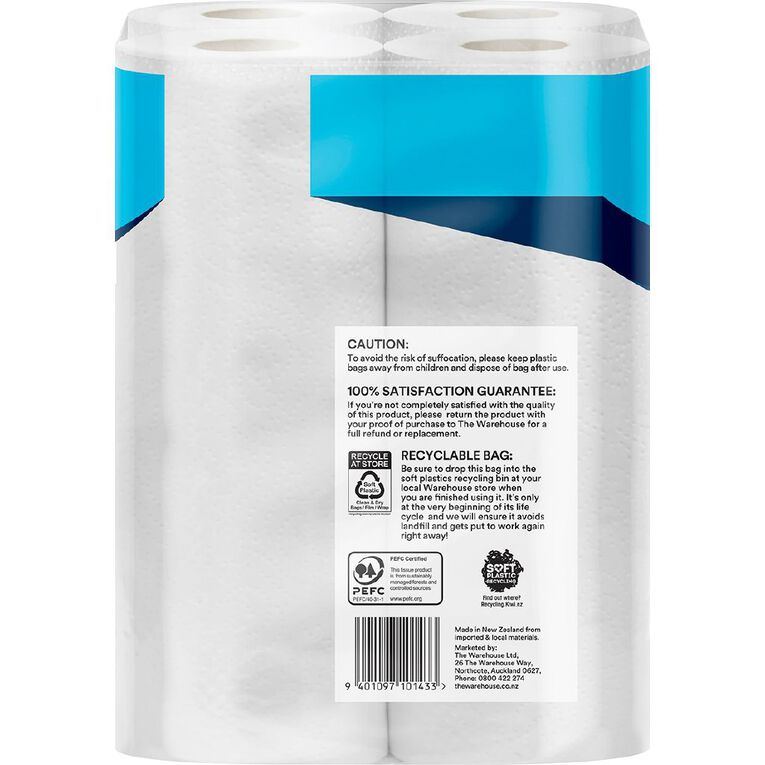 Paper Towel White 60 Sheet Tall 4 Pack, , hi-res