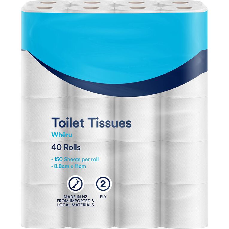 Toilet Tissue 2 Ply 40 Pack, , hi-res