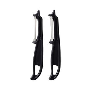 Living & Co Basic Peelers 2 Pack Black