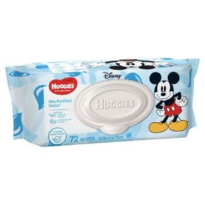 Huggies Thick Baby Wipes 99% Purified Water 72 Pack