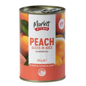 Market Kitchen Peaches Sliced in Juice 410g