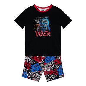 Star Wars Boys' Cotton Tee & Shorts Pyjama Set