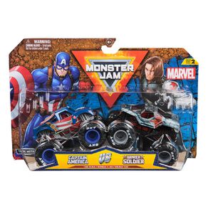 Monster Jam Marvel 1:64 2 Pack