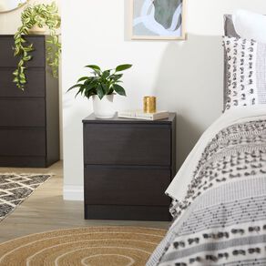 Living & Co Tahoe Bedside Table Black