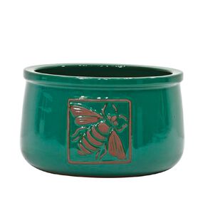 Kiwi Garden Ceramic Planter Bee 35.5cm Green