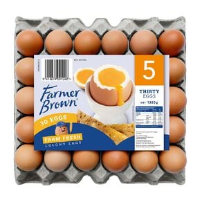 Farmer Brown Size 5 Colony Eggs 30 Pack