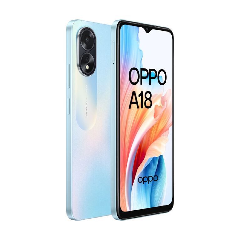 OPPO A18 Glowing Blue, , hi-res