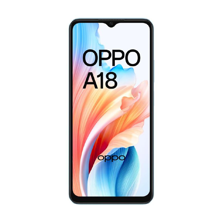 OPPO A18 Glowing Blue, , hi-res