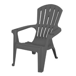 Living & Co Resin Cape Cod Chair Charcoal/Grey