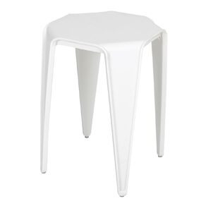 Living & Co Resin Stool/Table White