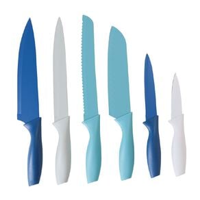 Living & Co Knife Set Blue 6 Pack