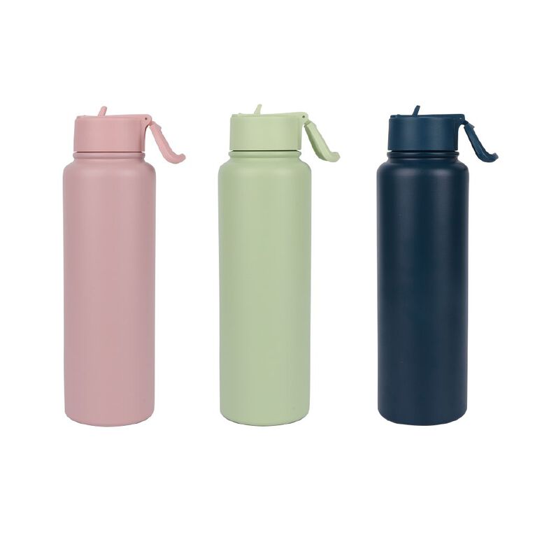 Living & Co Drink Bottle 1.2L Assorted, , hi-res