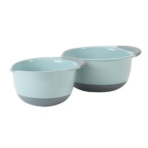 Living & Co Non Slip Bowls Multi-Coloured 2 Pack