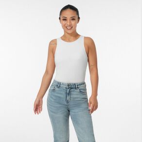 H&H Women's Contour Stretch Scoop Bodysuit