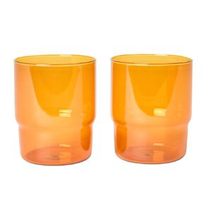 Living & Co Juniper Tumblers Orange 2 Pack