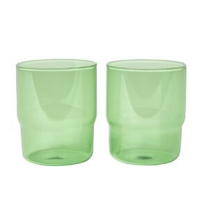 Living & Co Juniper Tumblers Green 2 Pack