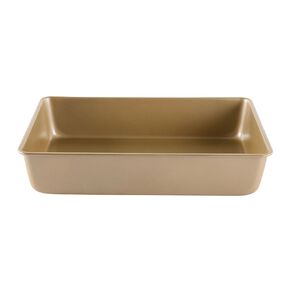 Living & Co Heavy Gauge Roasting Pan Gold Large