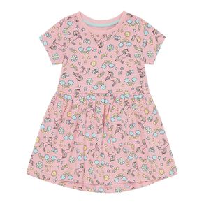 Young Original Short Sleeve Printed Dress