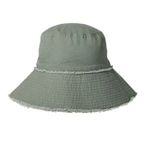 H&H Women's Frayed Bucket Hat