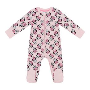 Minnie Mouse Disney Babys' Long Sleeve Sleepsuit