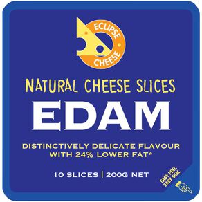 Eclipse Cheese Edam Natural Cheese Slices 200g