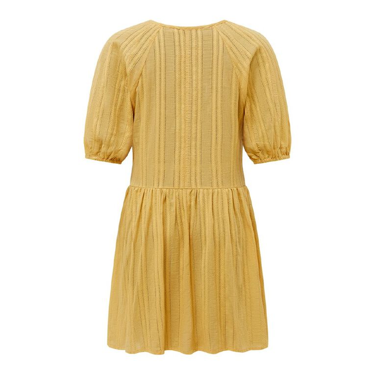 H&H Women's Boho Mini Dress, Yellow Mid, hi-res