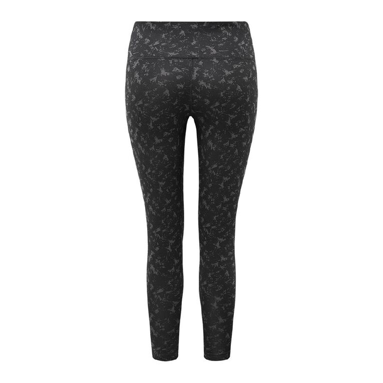 Active Intent Women's Printed 7/8 Leggings, Grey Dark, hi-res