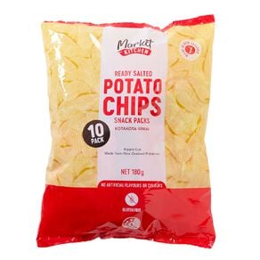 Market Kitchen Chips Ready Salted 10 Pack