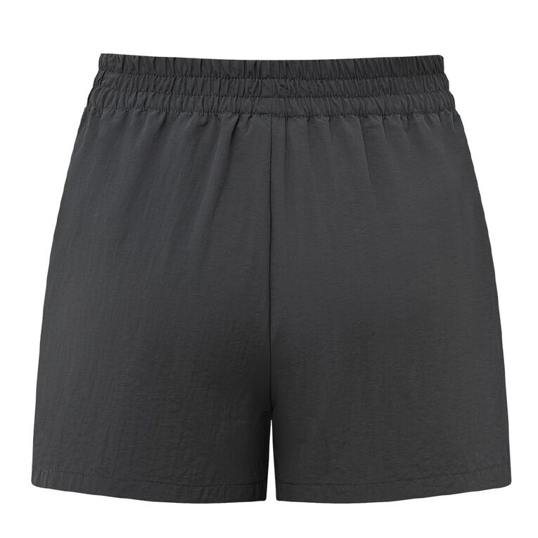 H&H Women's Nylon Flared Shorts, Grey Dark, hi-res