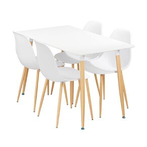 Living & Co Billie Dining Set White