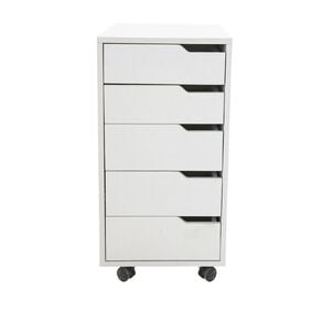 Living & Co Hael 5 Drawer Unit White