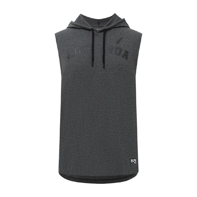 Active Intent Men's Supporter Sleeveless Sweatshirt, Grey Dark, hi-res