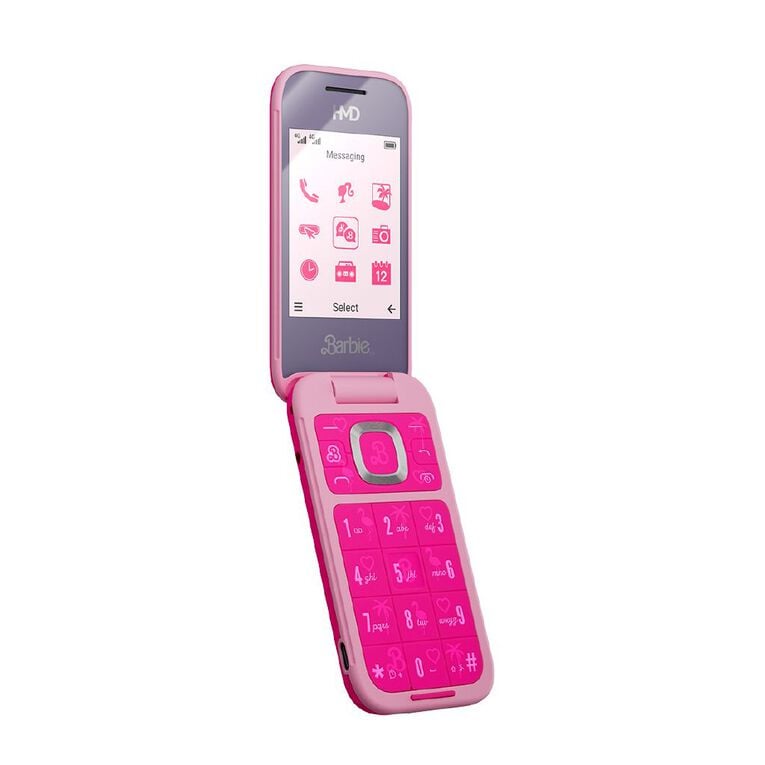 HMD Barbie Phone 4G with Skinny Sim Pink, , hi-res