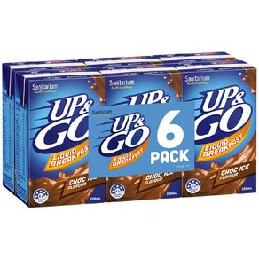 Up & Go Chocolate Ice 250ml 6 Pack