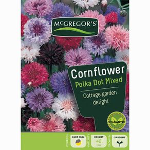 McGregor's Cornflower Polka Dot Mixed Flower Seeds