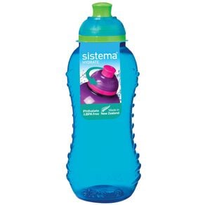 Sistema Round Drink Bottle with Twist Cap Assorted 330ml